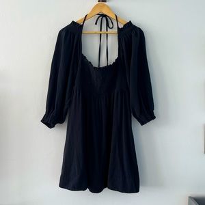 Free People This is Everything Black Mini Dress